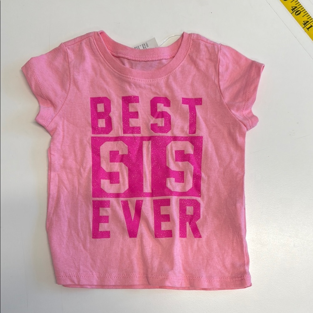 The Children's Place Pink Short Sleeve Tee Best Sis Ever